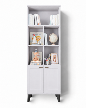 Libra Kitaplık / Komple MDF / Beyaz