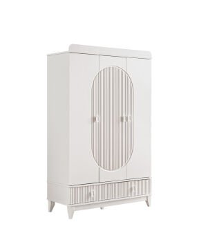 Vizyon 3 Kapılı Dolap / Beyaz / 3 Kapaklı Gardrop