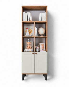 Loren Kitaplık / Komple MDF / Çam-Aytaşı