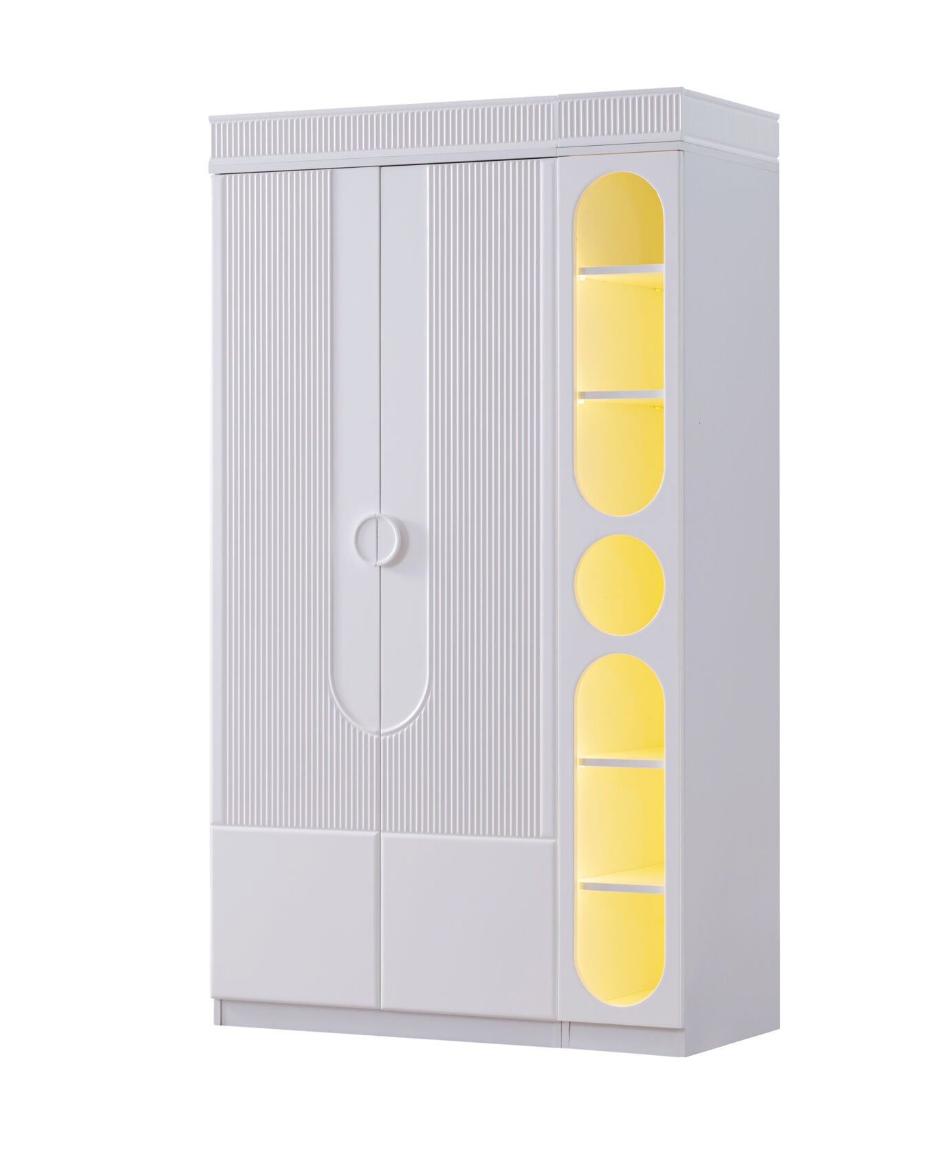 Vira 3 Kapılı Dolap / Beya / Led Işıklı