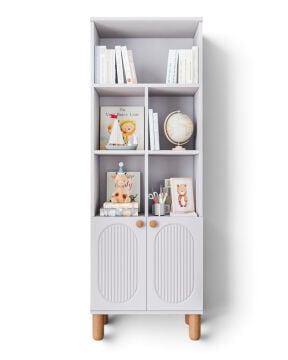 Otto Kitaplık / Komple MDF / Beyaz