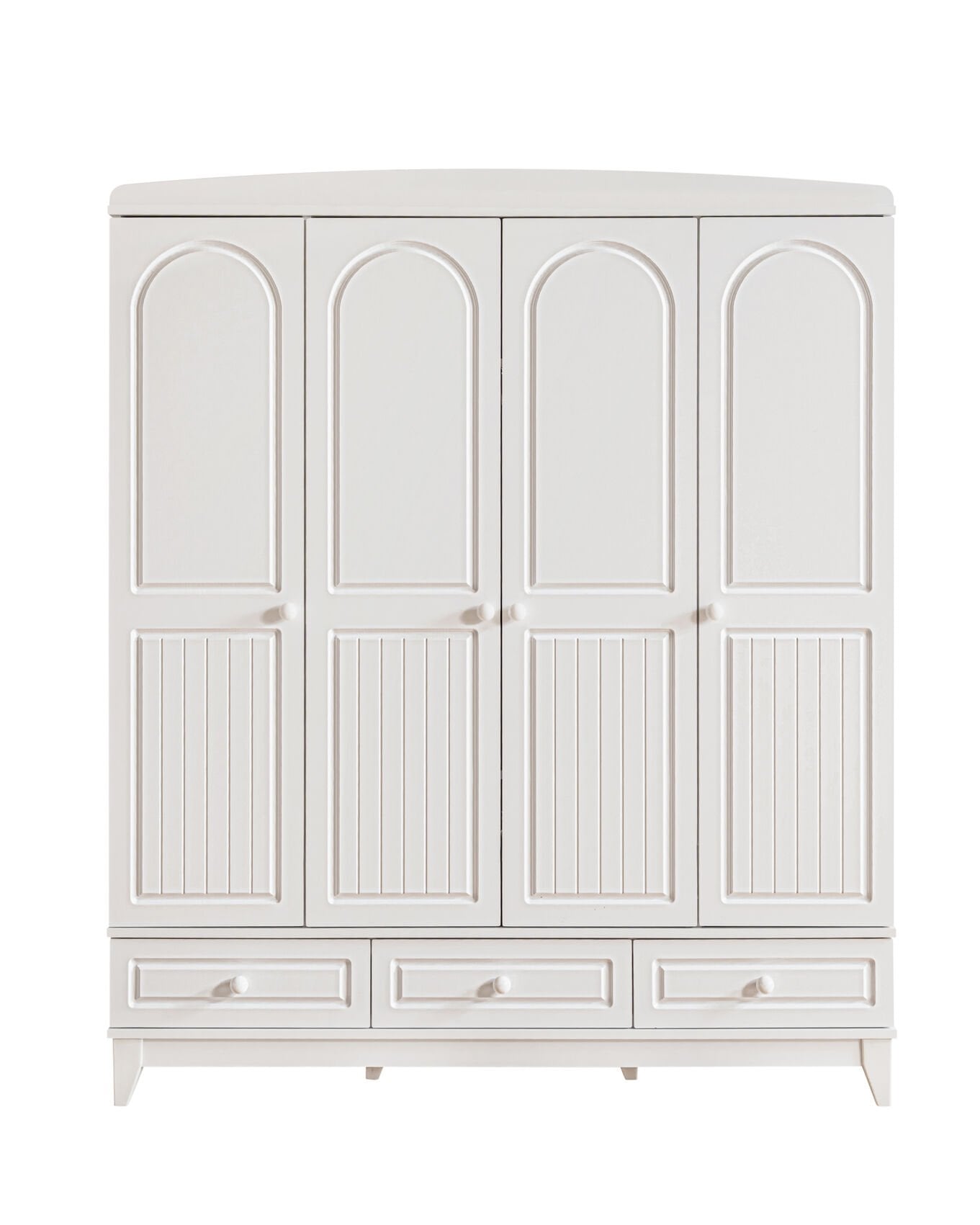 Deniz 4 Kapılı Dolap / Beyaz / 4 Kapaklı Gardrop