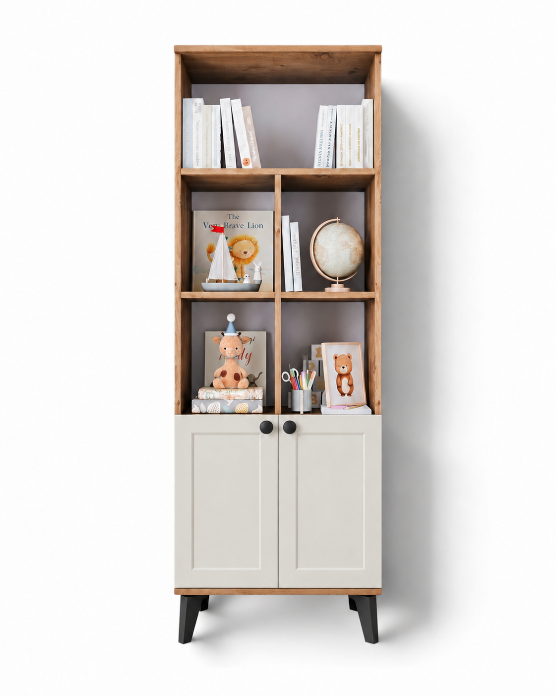 Terra Kitaplık / Komple MDF / Çam-Aytaşı