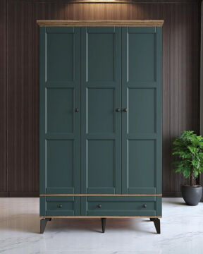 Karin Genç Odası / Çocuk Odası / Komple MDF / Çam-Yeşil