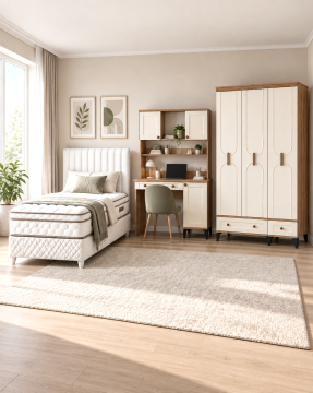 Loren Genç Odası / Çocuk Odası / Komple MDF / Aytaşı