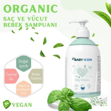 Baby icon Saç ve Vücut Bebek Şampuanı 300ml
