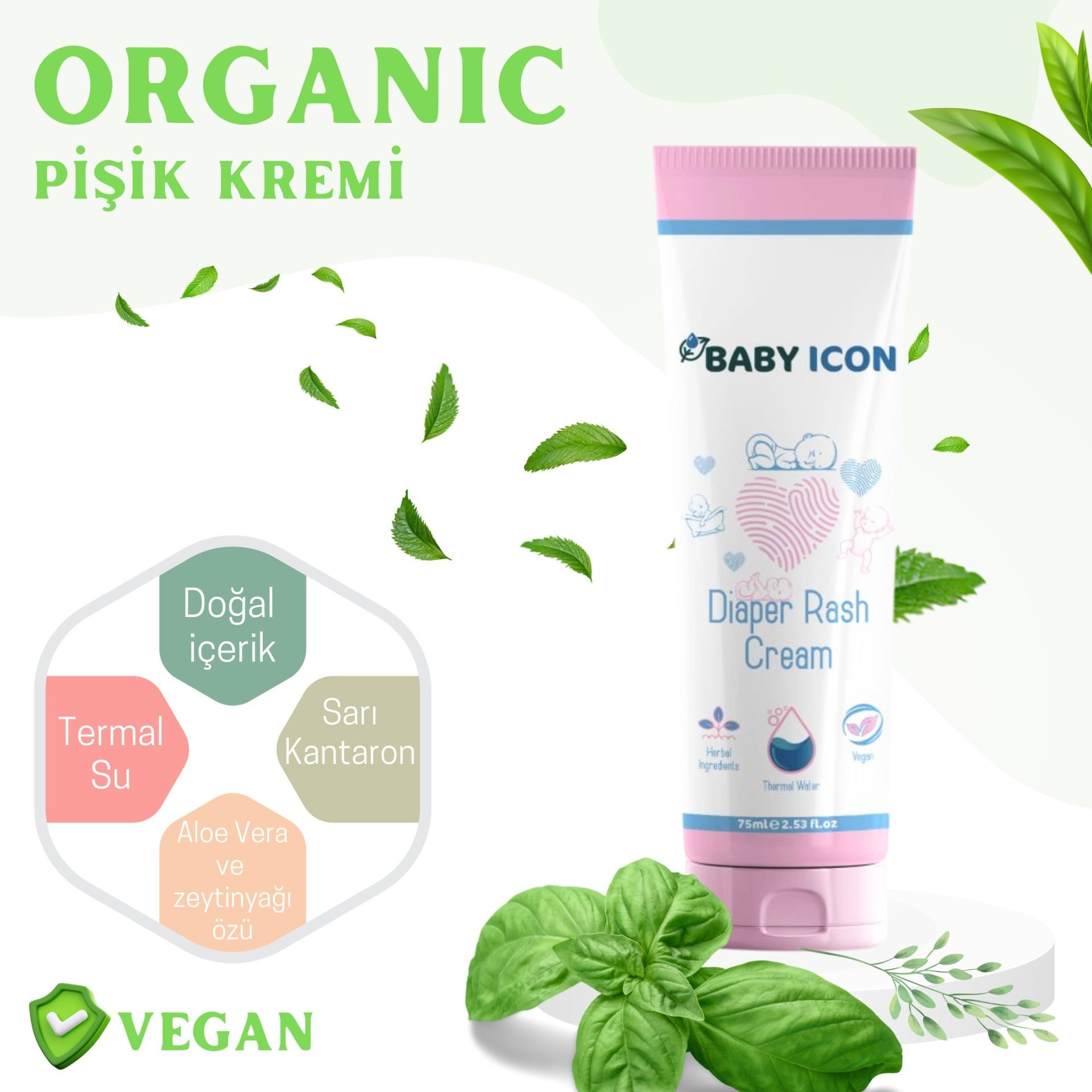 Pişik Kremi - Baby icon 75ml