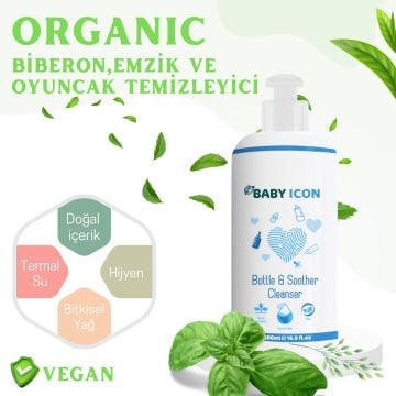 Biberon / Emzik ve Oyuncak Temizleyici - Baby icon 500ml