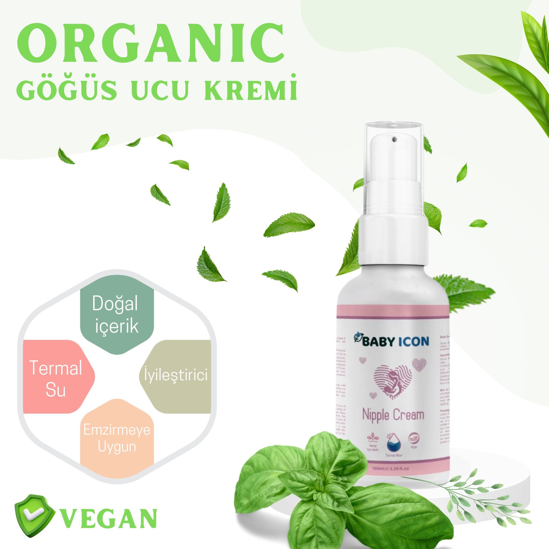Göğüs Ucu Kremi - Baby icon 30ml
