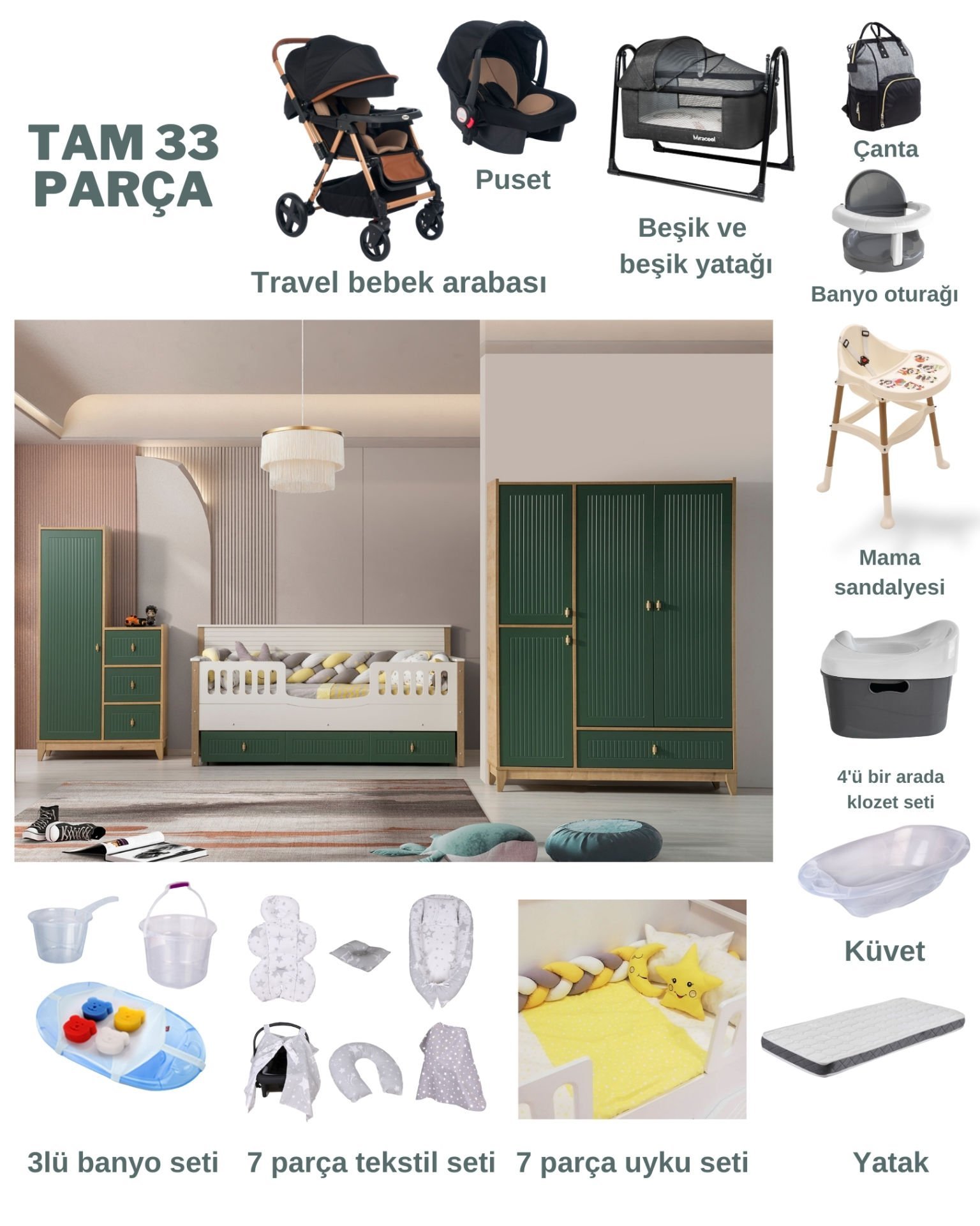 Lacoste Via Sedir Çeyiz Paketi