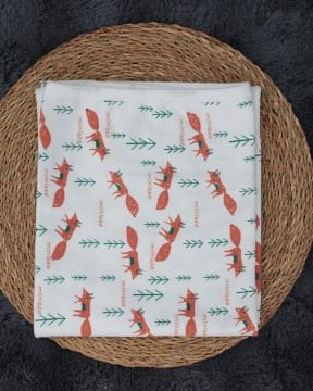 2’li Bebek Battaniye Seti – %100 Pamuk & Organik / Bej + Desen