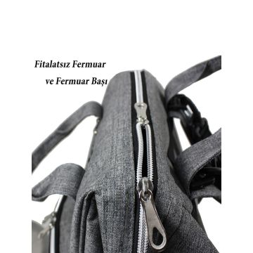 Miracool Baggy Bebek Bakım Çantası Gri