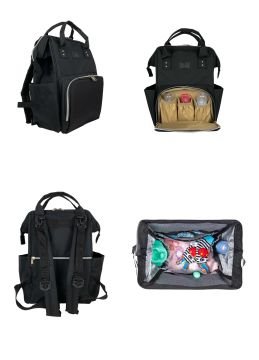 Miracool Baggy Bebek Bakım Çantası Siyah