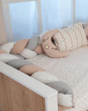 Montessori  Örgü Uyku Seti Tek Kişilik Kahve