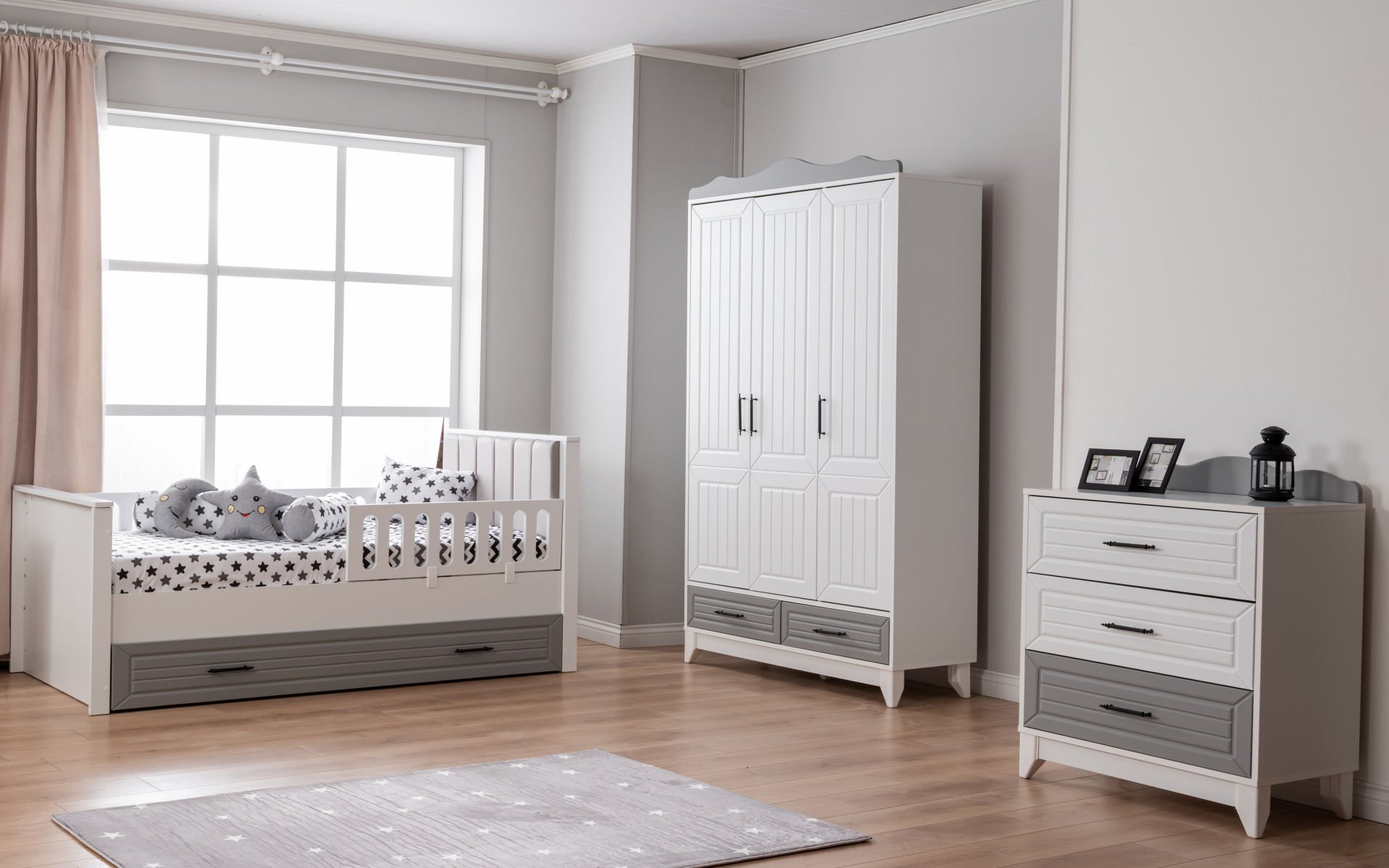 Ottoman Grey Bebek ve Çocuk Odası