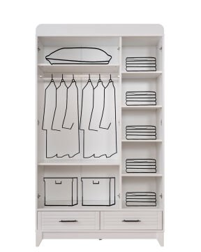 Panjur Beyaz Bebek ve Çocuk Odası