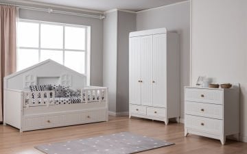 Paris Montessori Beyaz Bebek ve Çocuk Odası