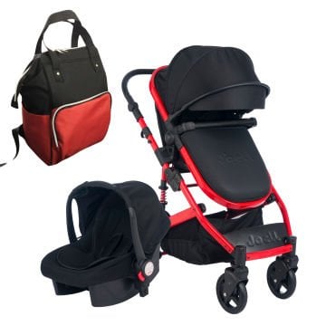 Joell Rosso Maxi Travel Sistem Bebek Arabası & Çanta