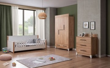 Viyana Meşe Bebek ve Çocuk Odası
