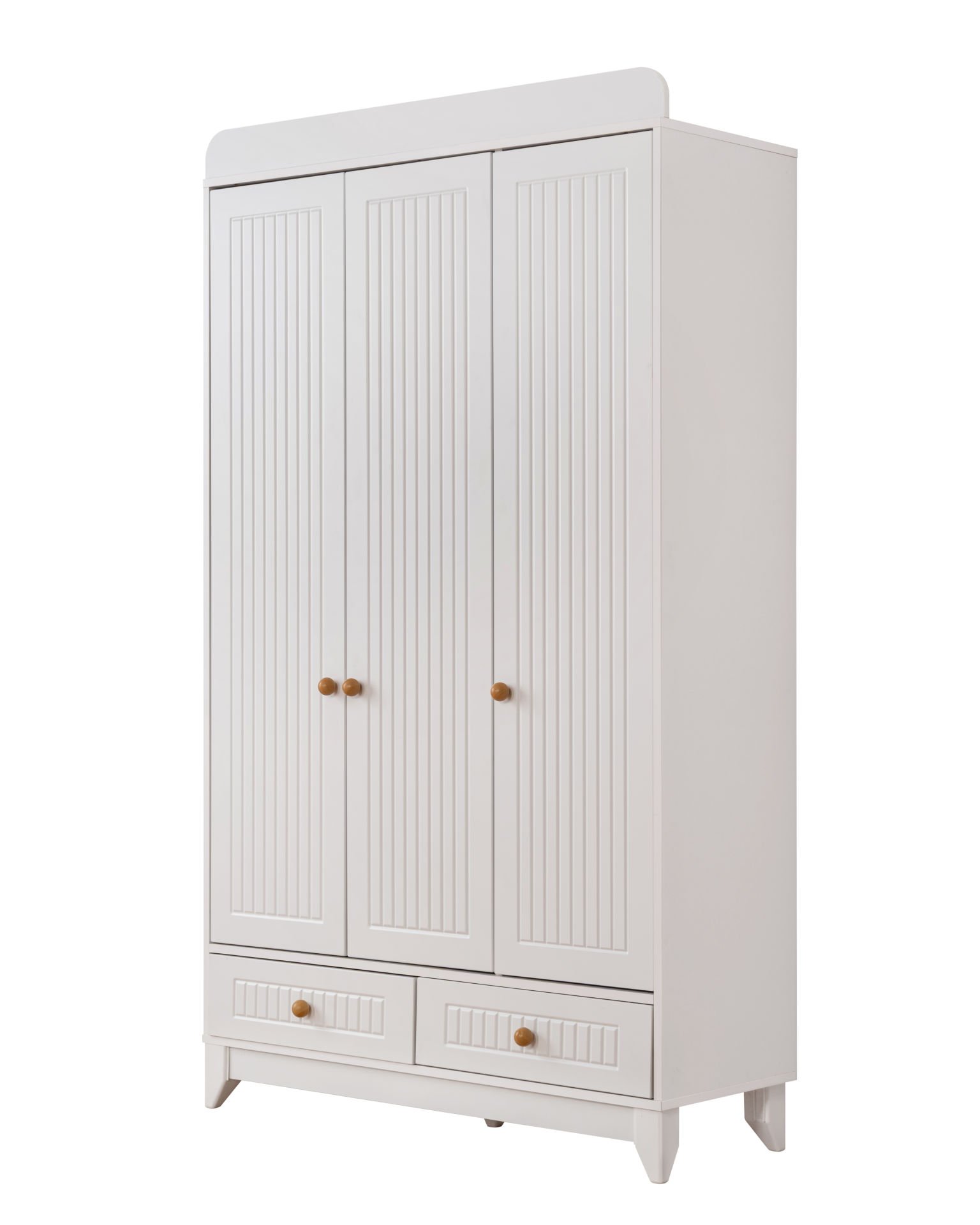 Paris Beyaz 3 Kapılı Dolap