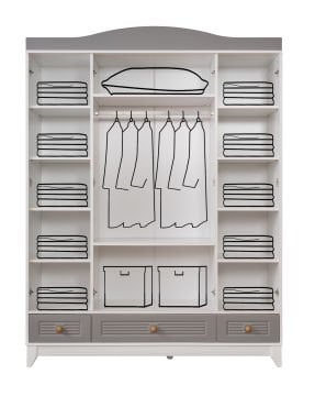 Tokyo 4 Kapılı Dolap