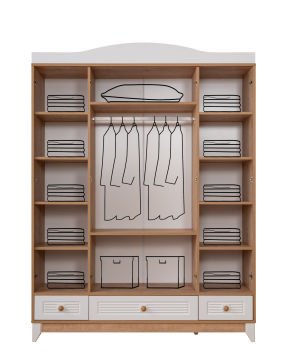 Sidney 4 Kapılı Dolap