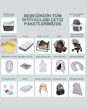 Sofya Büyüyen Beşikli Çeyiz Paketi