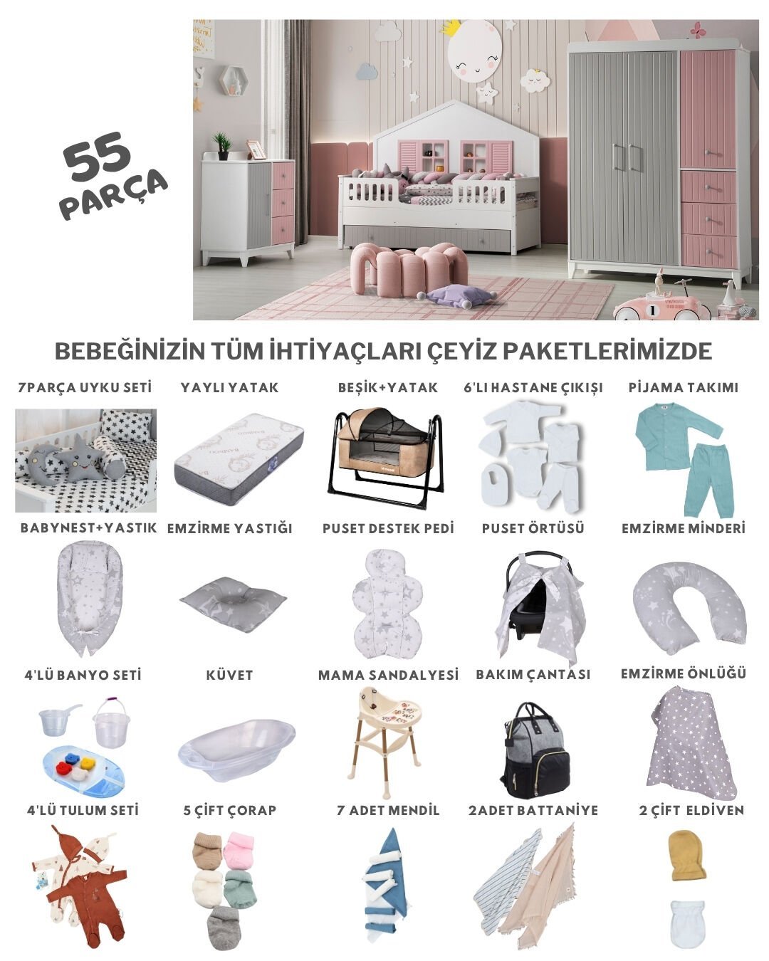 Sofya Mia Montessori Çeyiz Paketi