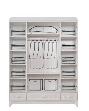 Ottoman 4 Kapılı Dolap