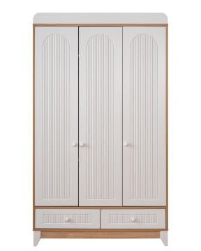 Mira Meşe 3 Kapılı Dolap