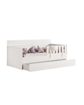 Bakü Yavrulu Karyola / Beyaz