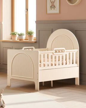 Tesla Büyüyen Beşik / Karyola - Krem