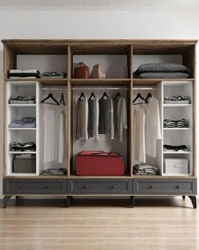 Karin Yatak Odası / Komple MDF / Antrasit