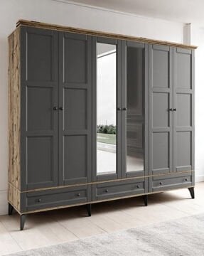 Karin Yatak Odası / Komple MDF / Antrasit