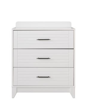 Panjur Beyaz 3 Çekmeceli Şifonyer