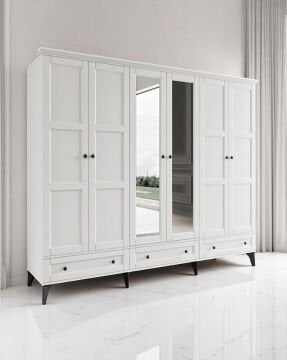 Karin Yatak Odası / Komple MDF / Beyaz