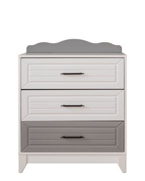 Ottoman Grey 3 Çekmeceli Şifonyer