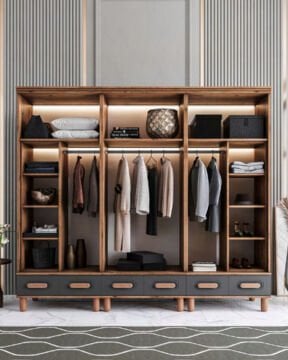Otto Yatak Odası / Komple MDF / Antrasit