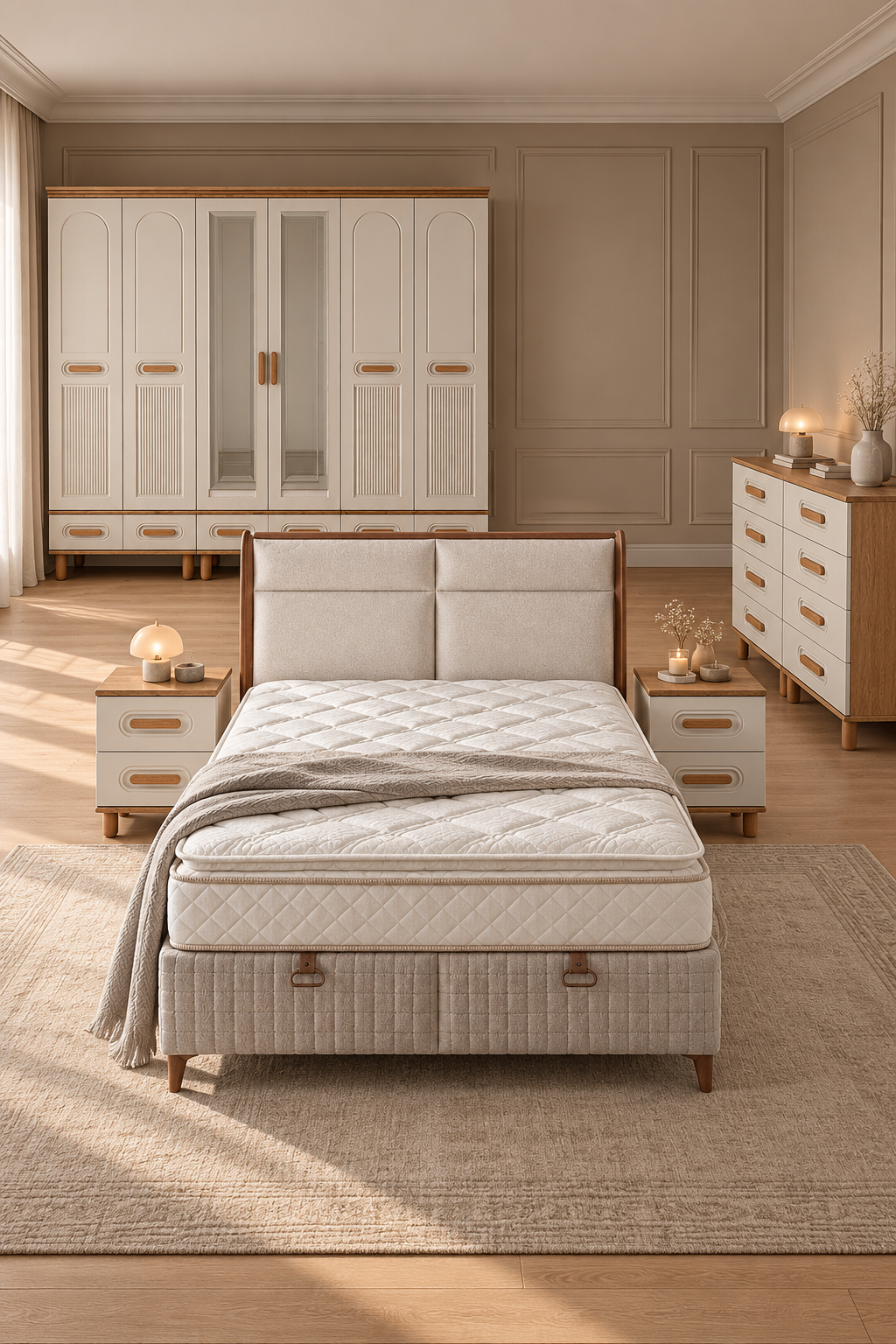 Otto Yatak Odası / Komple MDF / Aytaşı