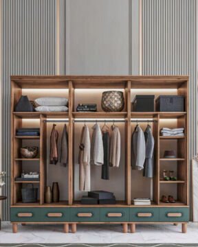 Otto Yatak Odası / Komple MDF / Haki Yeşil
