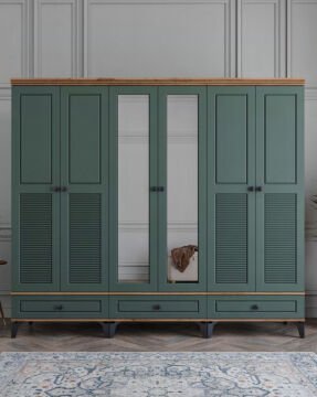 Panjur Yatak Odası / Komple MDF / Haki Yeşil