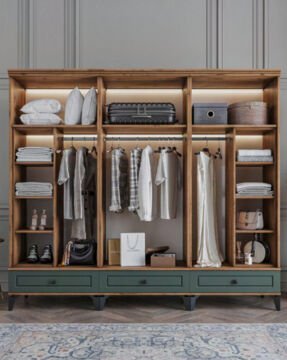 Panjur Yatak Odası / Komple MDF / Haki Yeşil