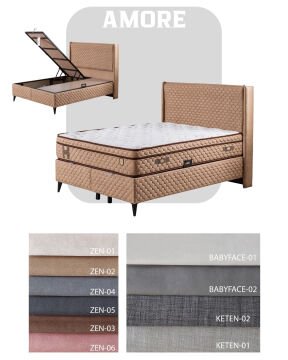 Panjur Yatak Odası / Komple MDF / Haki Yeşil