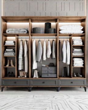 Silva Yatak Odası / Komple MDF / Antrasit