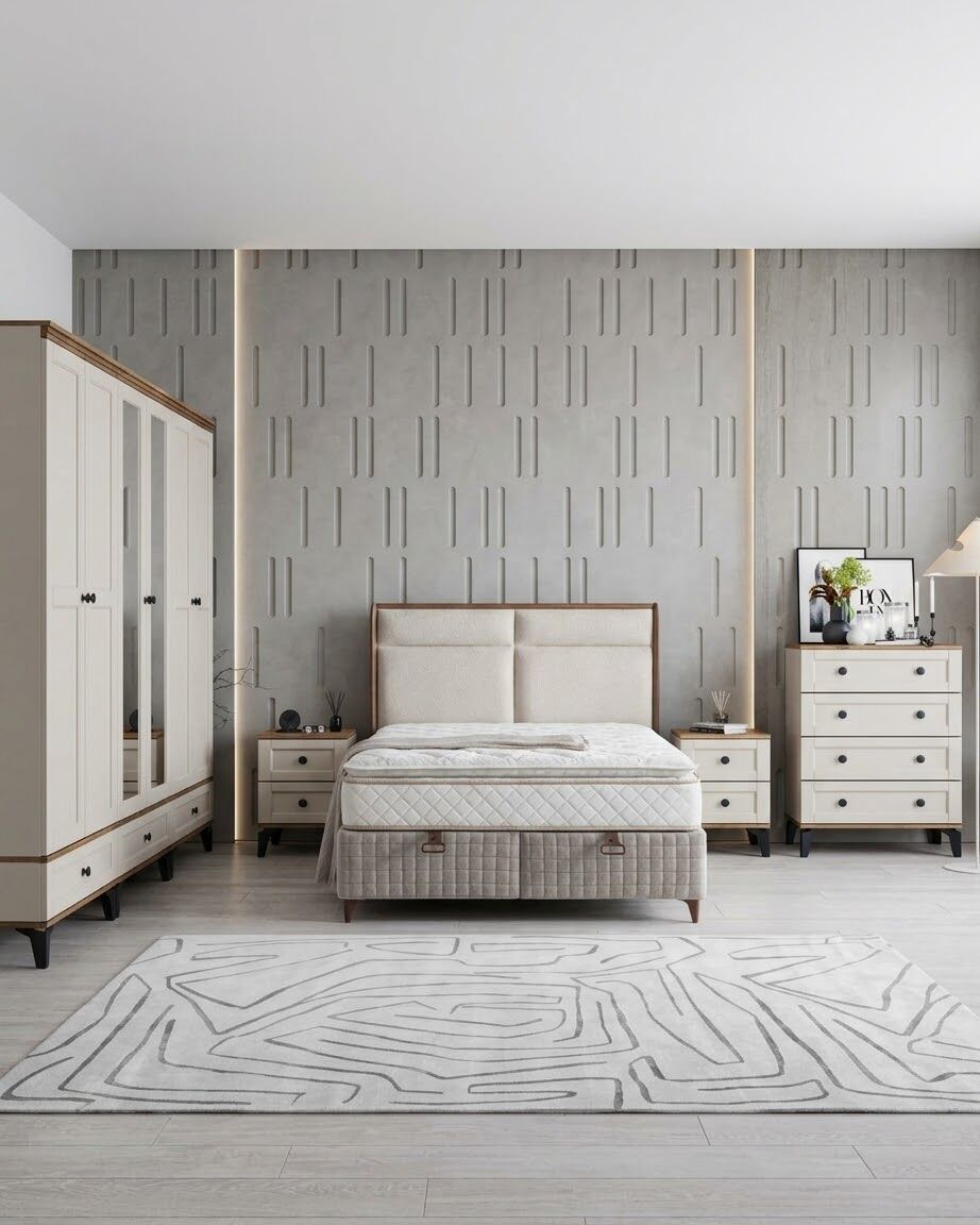 Silva Yatak Odası / Komple MDF / Aytaşı