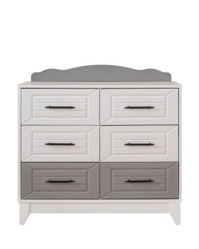 Ottoman Grey 6 Çekmeceli Şifonyer