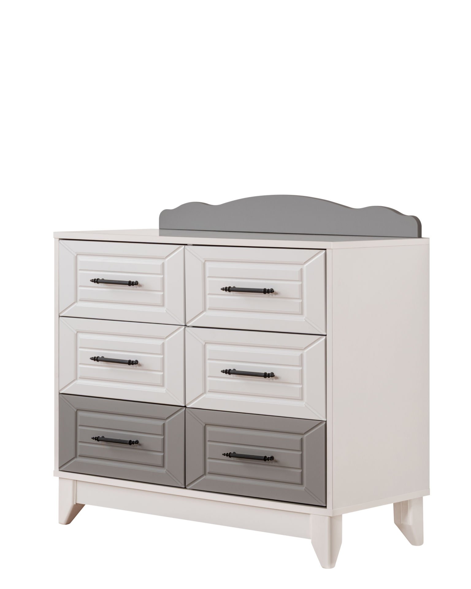 Ottoman Grey 6 Çekmeceli Şifonyer