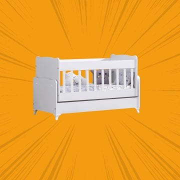 5'li Set- Joell Bebek Arabası & Puset & Enjoy Beşik & Yatak  & Çanta Füme