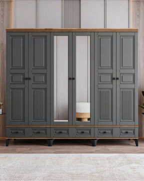 Terra Yatak Odası / Komple MDF / Antrasit