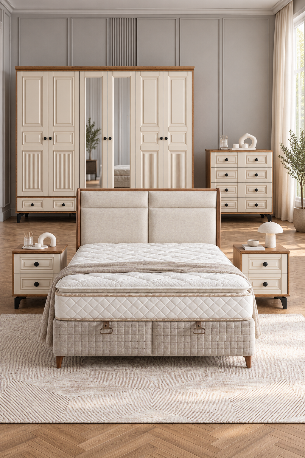 Terra Yatak Odası / Komple MDF / Aytaşı